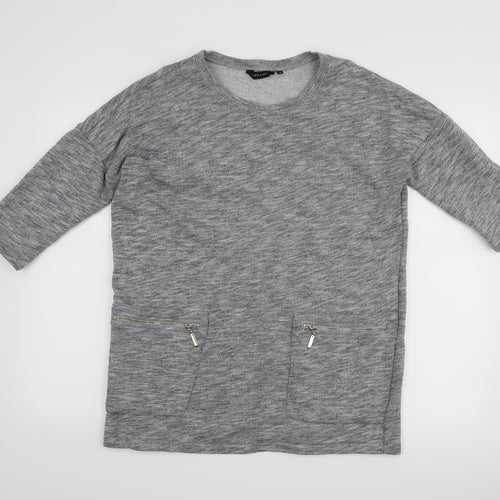 New Look Womens Grey   Pullover Jumper Size 12