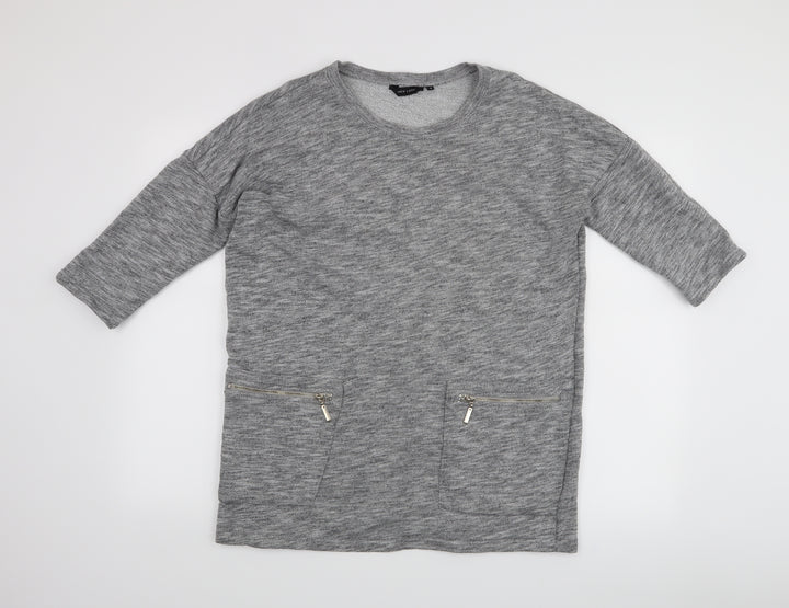 New Look Womens Grey   Pullover Jumper Size 12