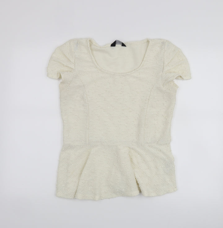 Dorothy Perkins Womens White   Basic Blouse Size 14