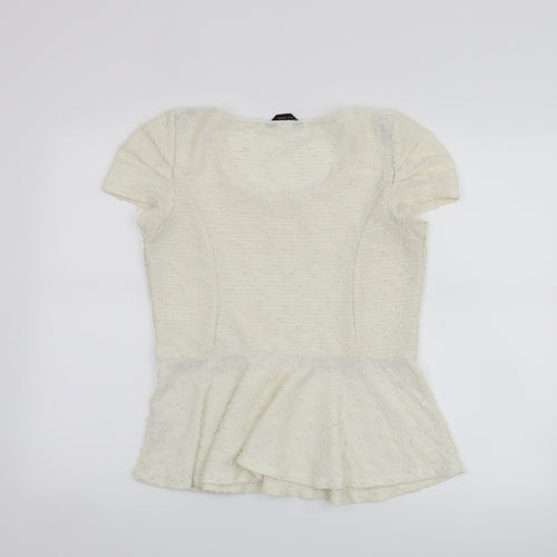 Dorothy Perkins Womens White   Basic Blouse Size 14