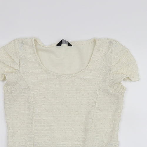 Dorothy Perkins Womens White   Basic Blouse Size 14