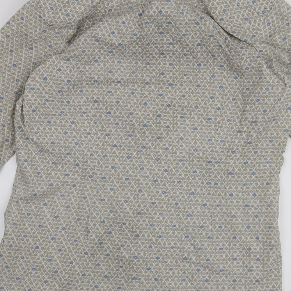 NEXT Mens Beige    Button-Up Size 14.5