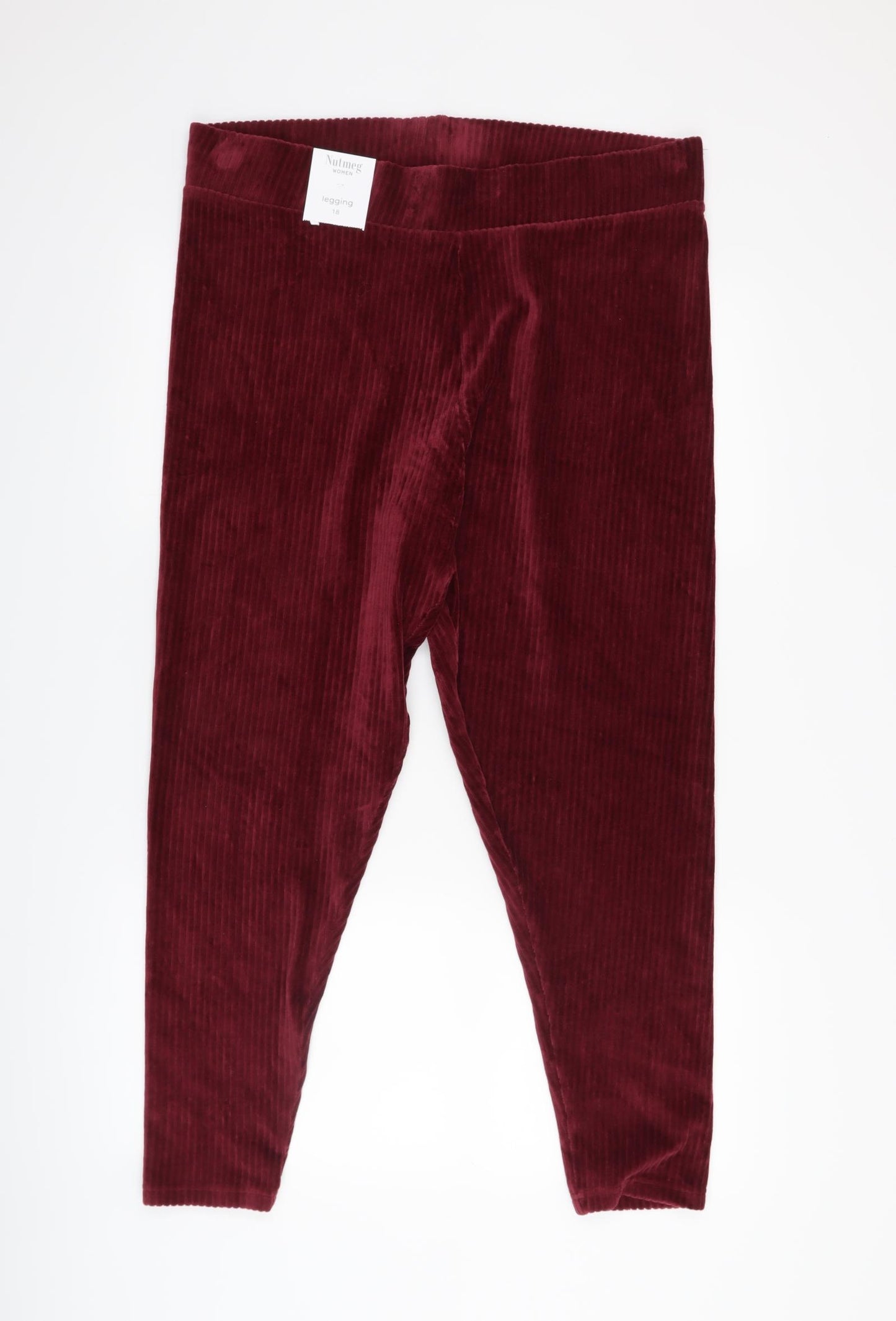 Nutmeg Womens Purple   Cropped Leggings Size 18 L26 in