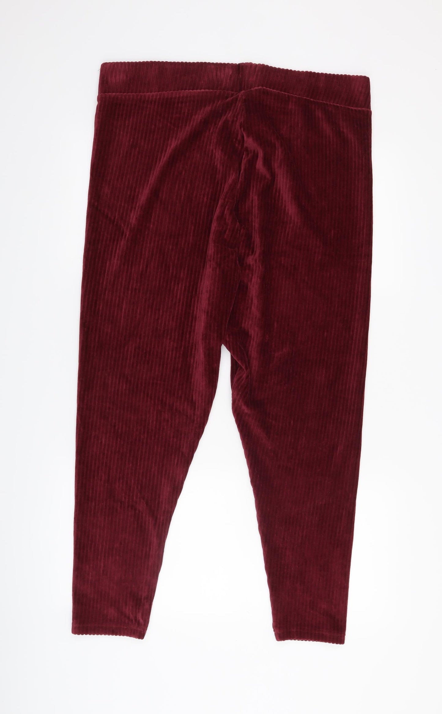 Nutmeg Womens Purple   Cropped Leggings Size 18 L26 in