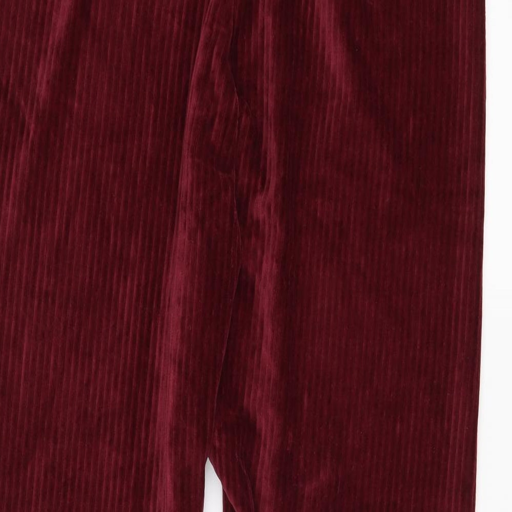 Nutmeg Womens Purple   Cropped Leggings Size 18 L26 in