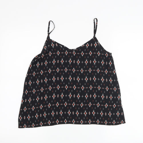 New Look Womens Black   Basic Tank Size 8