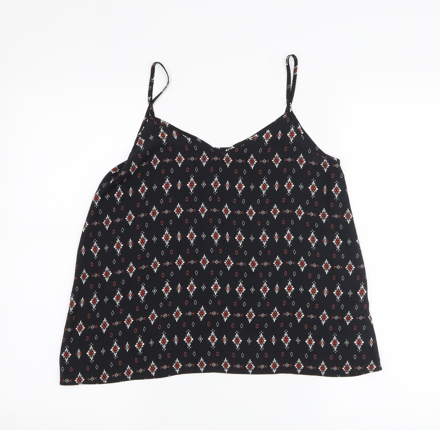 New Look Womens Black   Basic Tank Size 8