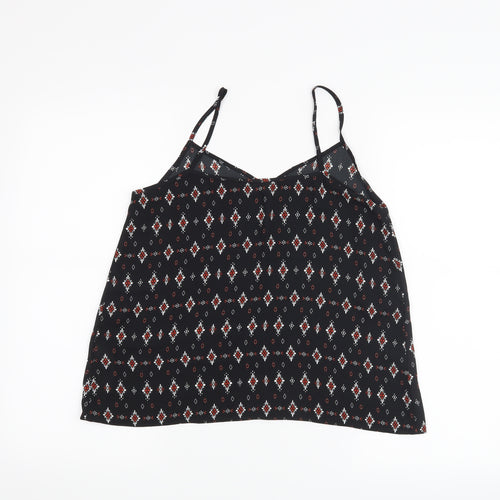 New Look Womens Black   Basic Tank Size 8