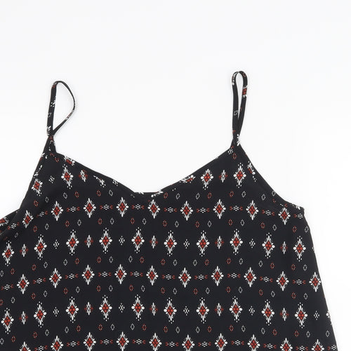 New Look Womens Black   Basic Tank Size 8