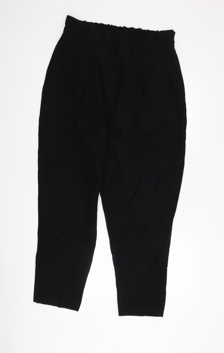New Look Womens Black Trousers Size 14 L25 in