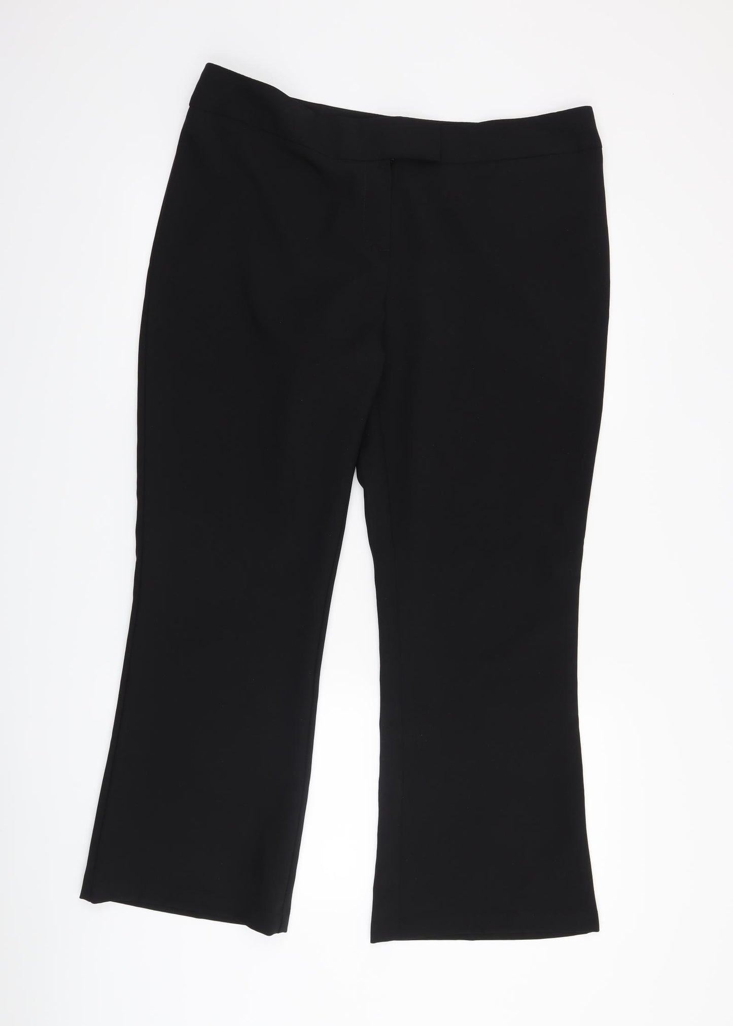 George Womens Black   Trousers  Size 16 L27 in