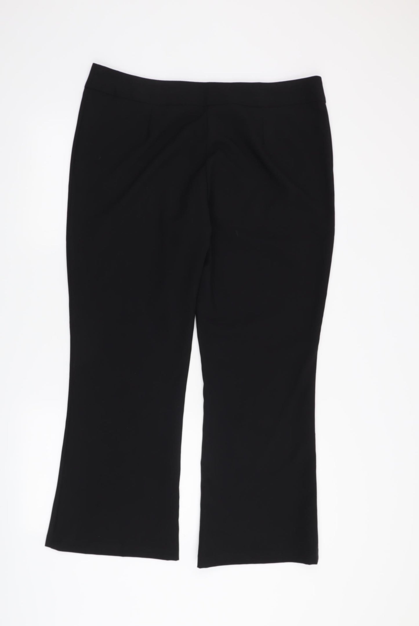 George Womens Black   Trousers  Size 16 L27 in