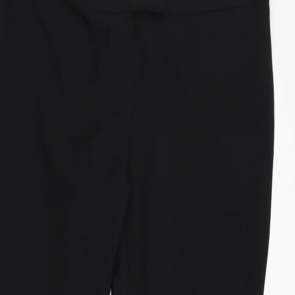 George Womens Black   Trousers  Size 16 L27 in