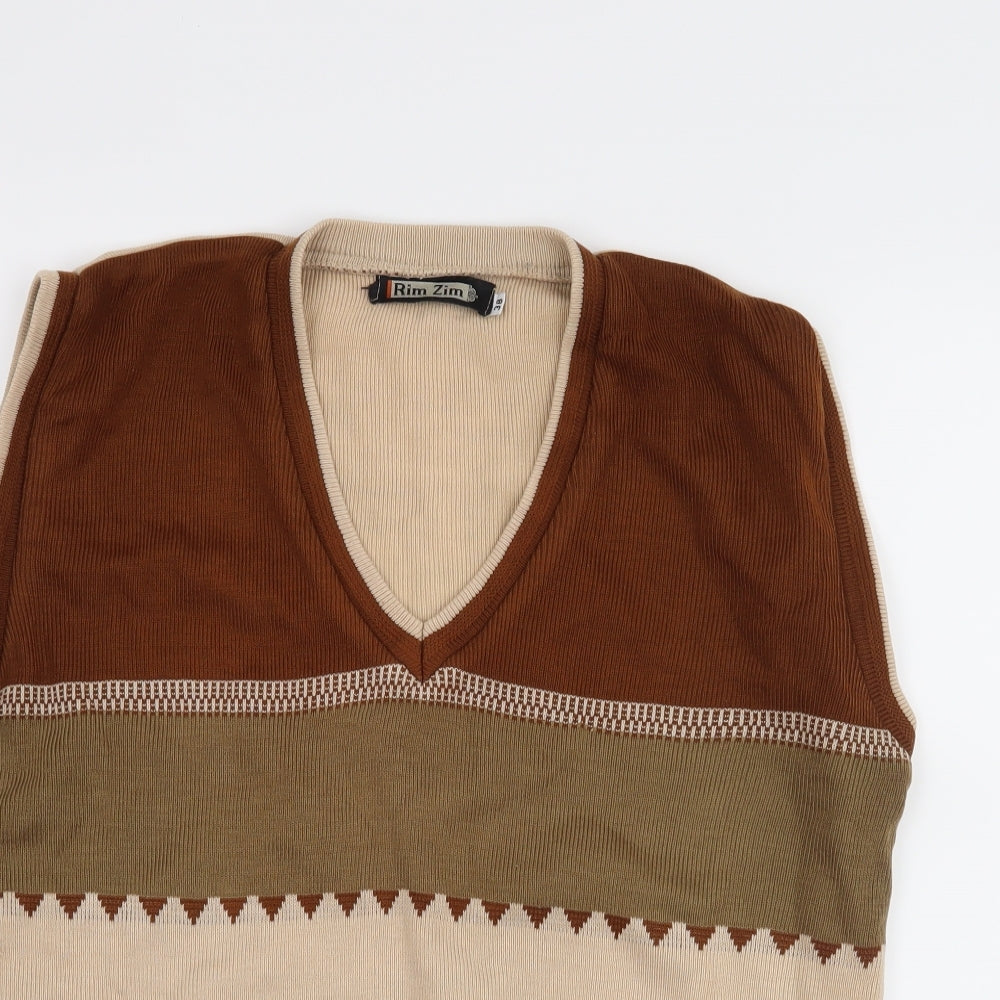 rim zim Womens Brown   Vest Jumper Size 10