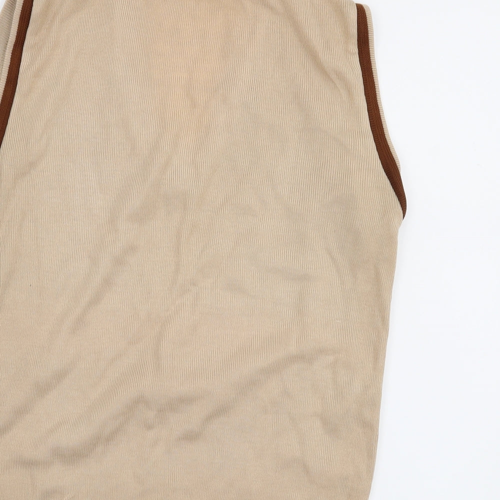 rim zim Womens Brown   Vest Jumper Size 10