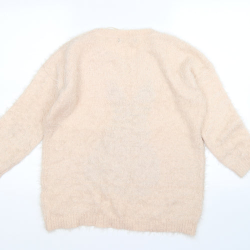 Atmosphere Womens Pink  Knit Pullover Jumper Size 12  - rabbit