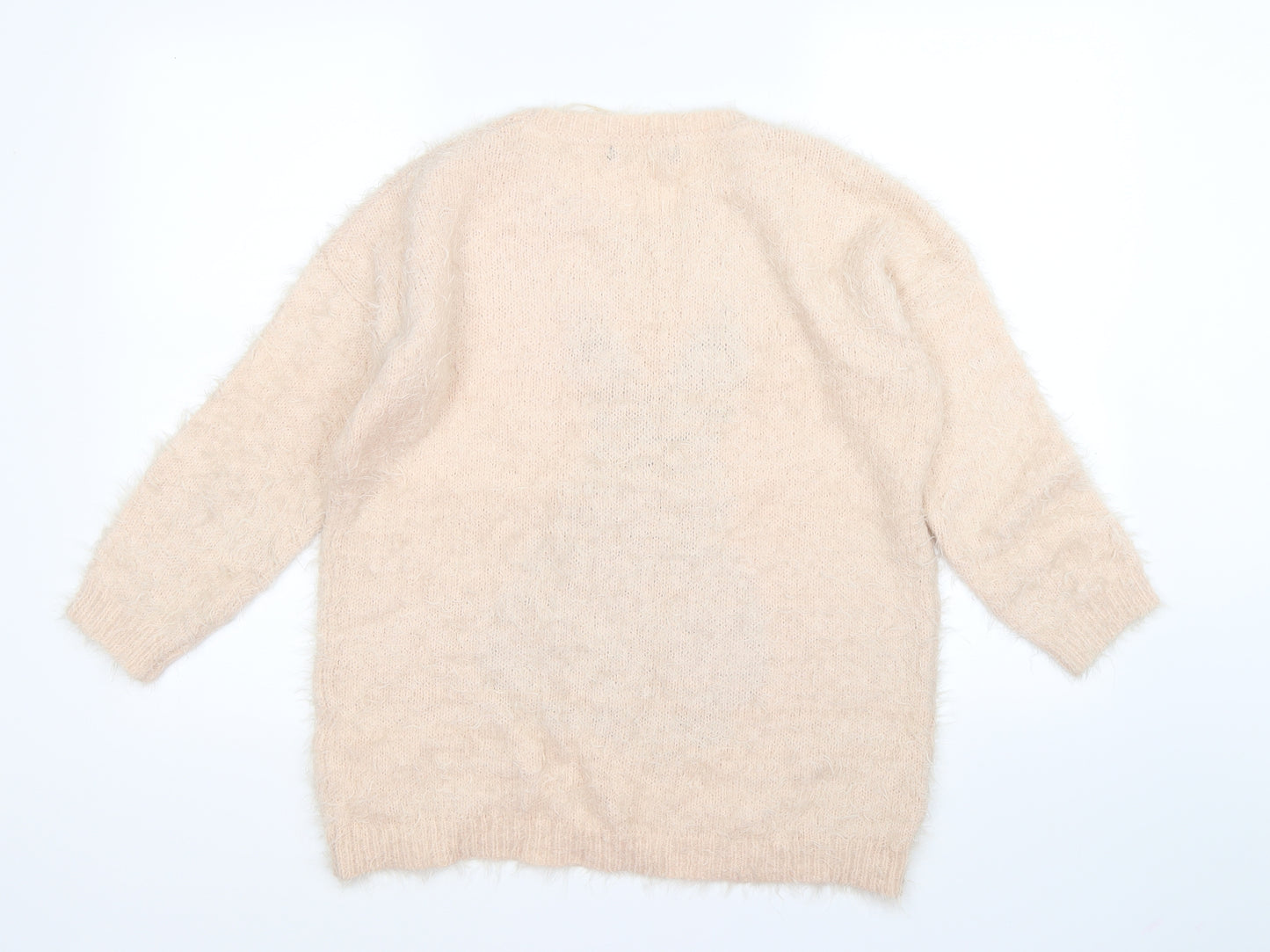Atmosphere Womens Pink  Knit Pullover Jumper Size 12  - rabbit