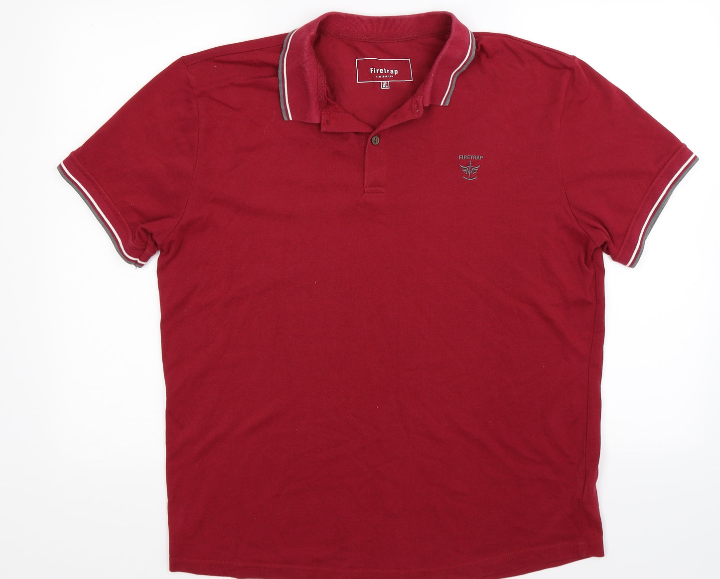 Firetrap Mens Red    Polo Size XL