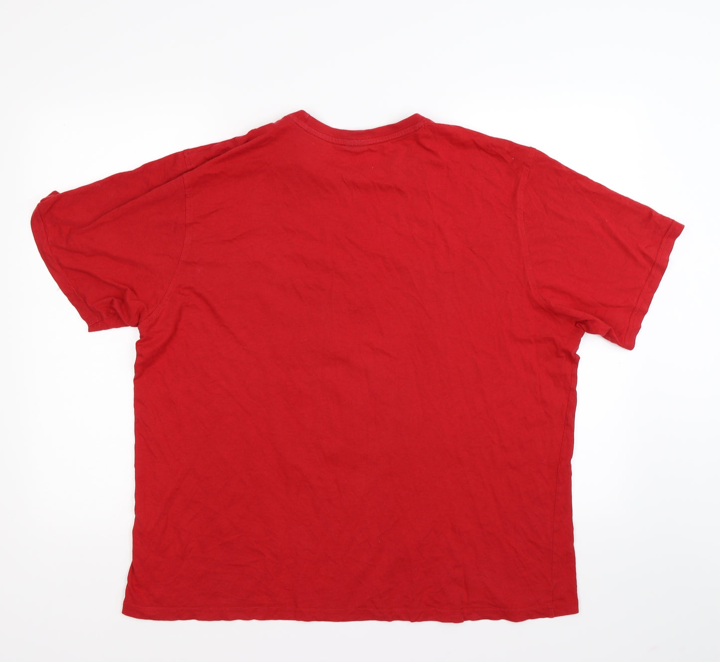 George Mens Red  Jersey  T-Shirt Size XL  - marvel comics