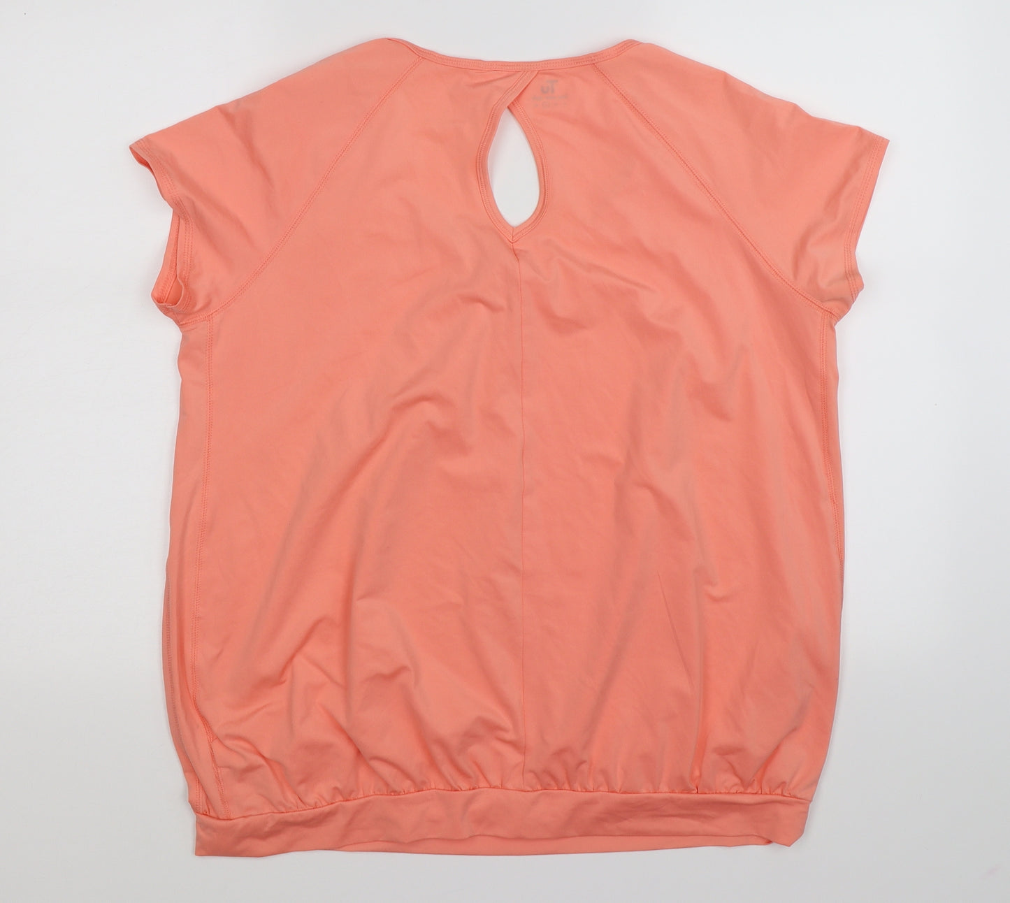 TU Womens Orange   Basic T-Shirt Size L