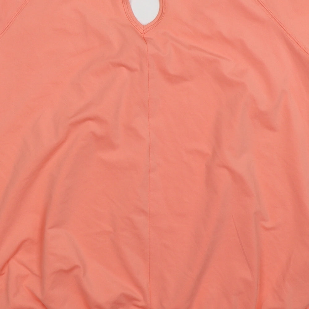 TU Womens Orange   Basic T-Shirt Size L