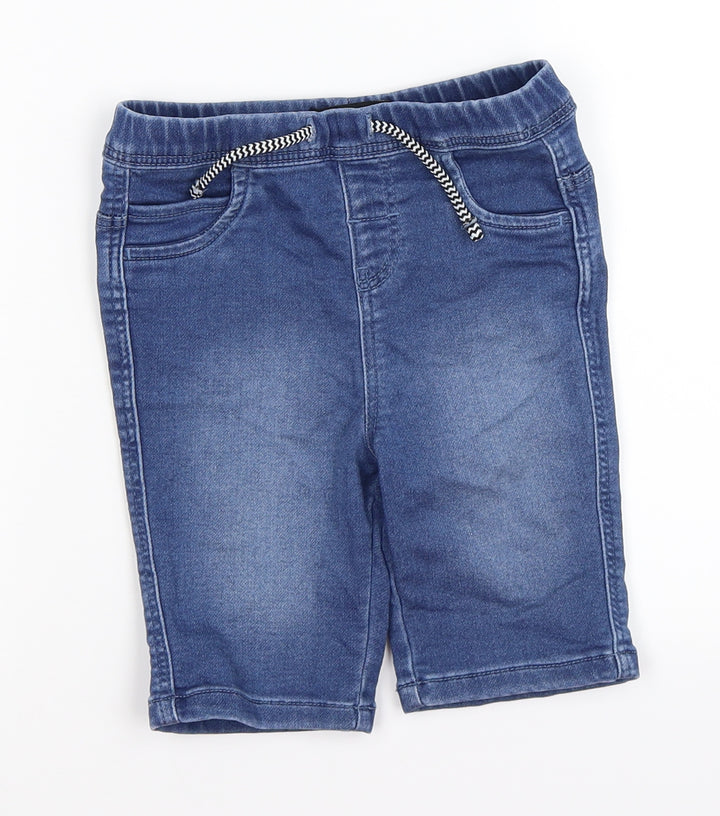 denim co Boys Blue Denim Cargo Shorts Size 2-3 Years