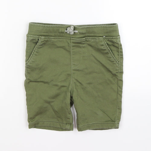 Primark Boys Green  Denim Chino Shorts Size 2-3 Years