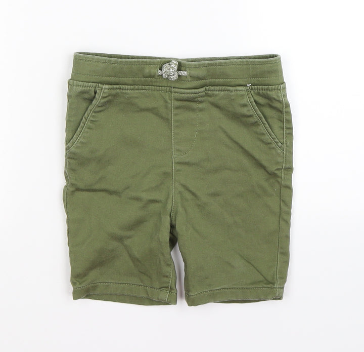 Primark Boys Green  Denim Chino Shorts Size 2-3 Years