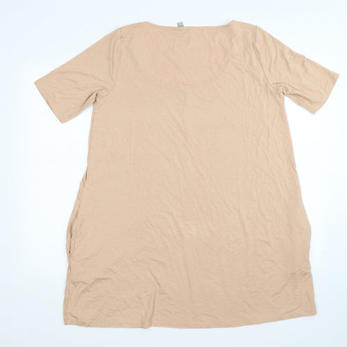 ASOS Womens Beige   Tunic T-Shirt Size 12