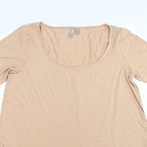 ASOS Womens Beige   Tunic T-Shirt Size 12