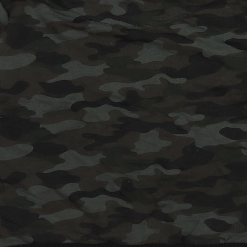 Twisted Soul Mens Green Camouflage  Pullover Sweatshirt Size XL