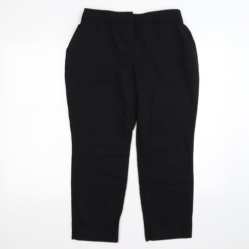 preorn Womens Black   Trousers  Size 12 L23 in