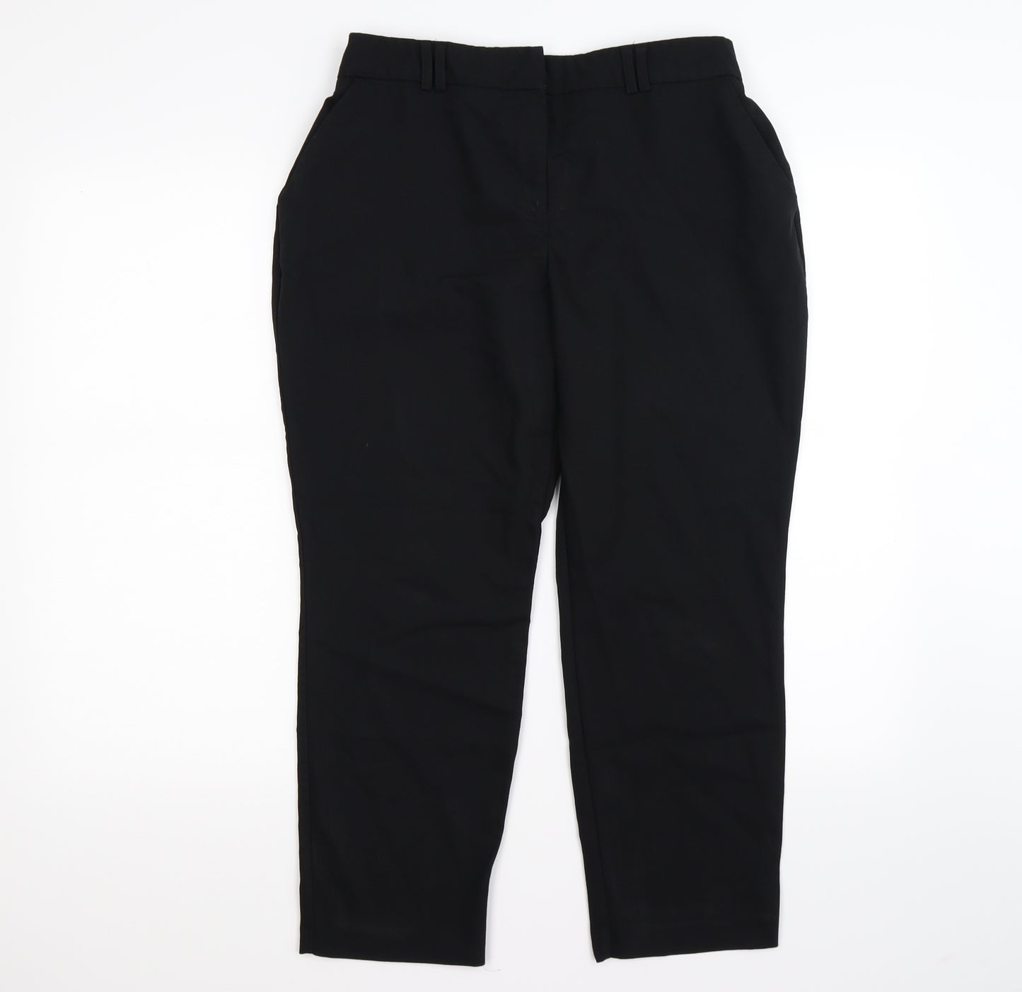 preorn Womens Black   Trousers  Size 12 L23 in