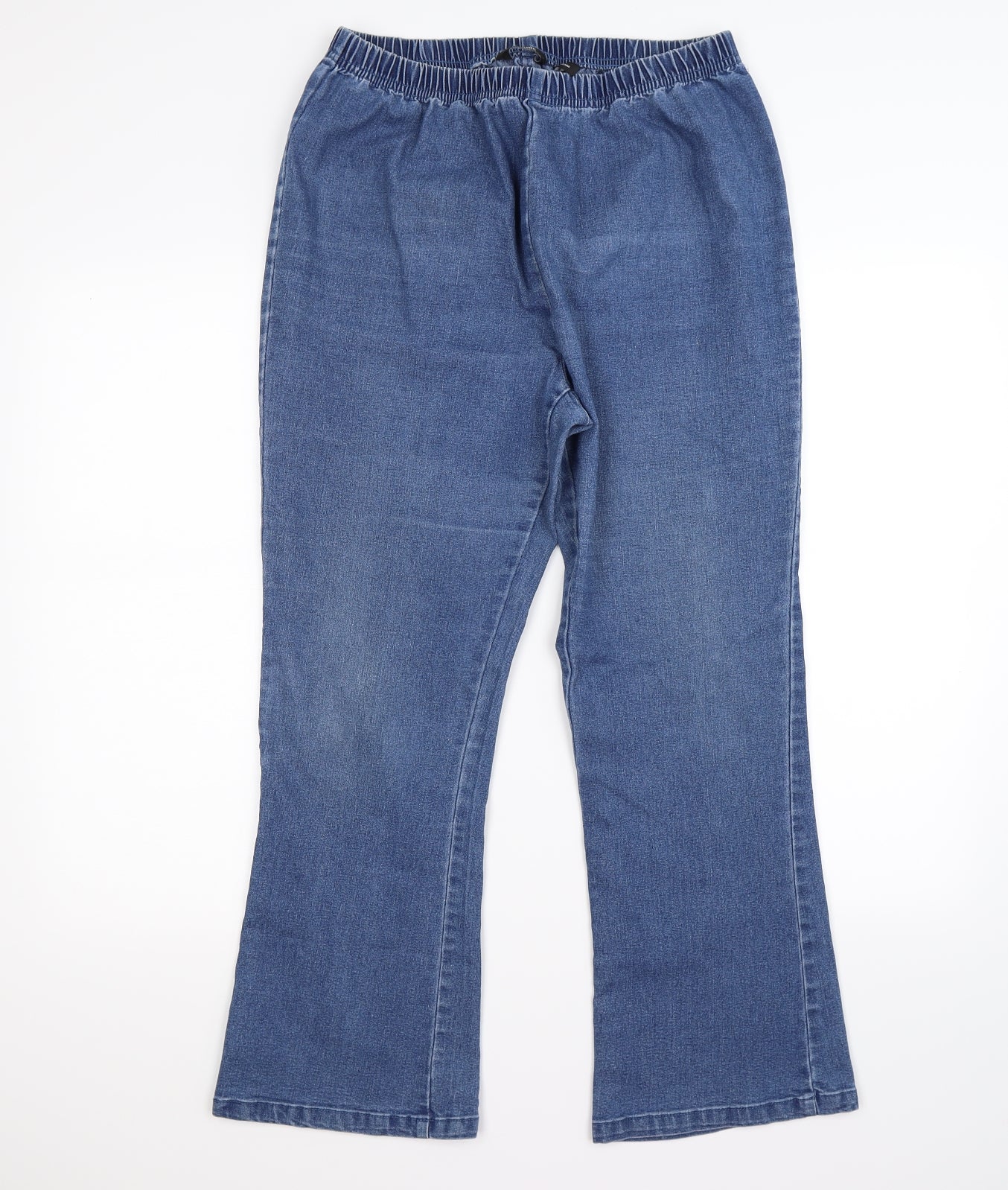 Simply Be Womens Blue  Denim Jegging Leggings Size 16 L26 in - bootcut