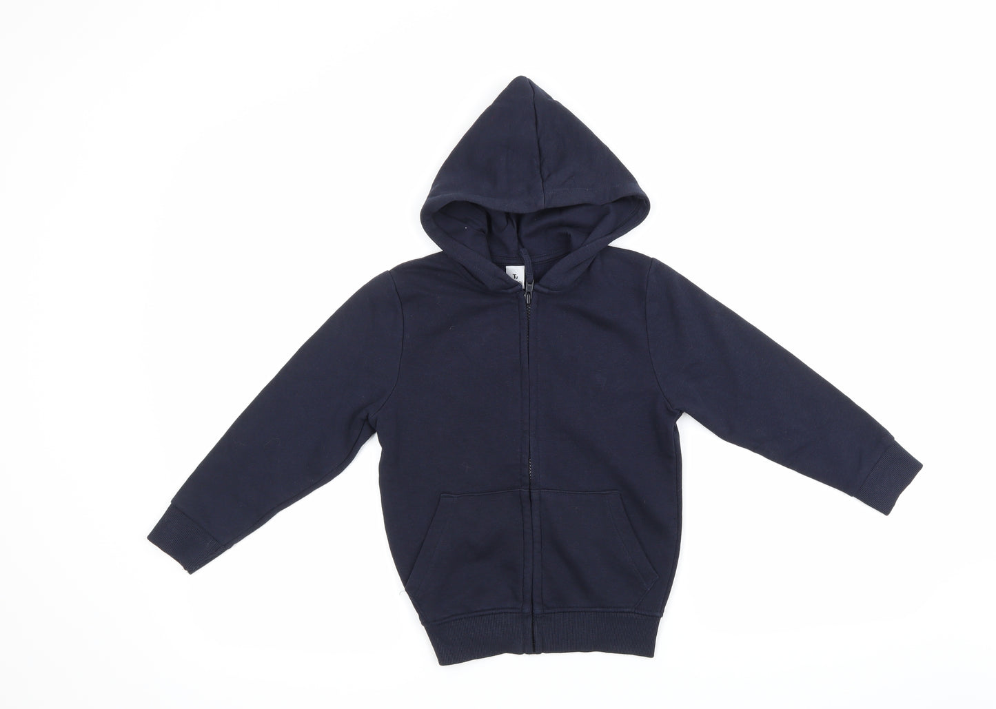 TU Boys Blue   Full Zip Hoodie Size 5 Years