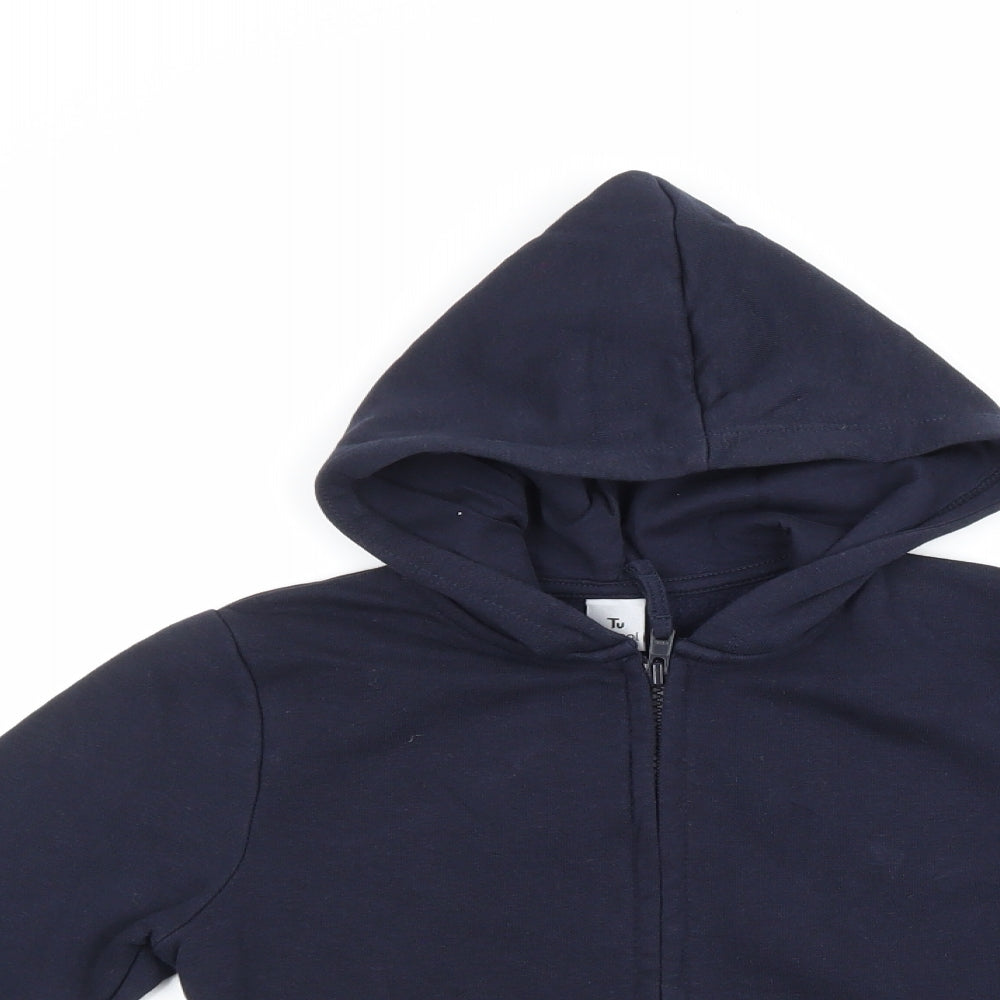 TU Boys Blue   Full Zip Hoodie Size 5 Years