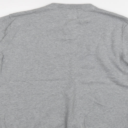 George Mens Grey   Pullover Jumper Size M