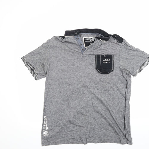 CWS Mens Grey    Polo Size L