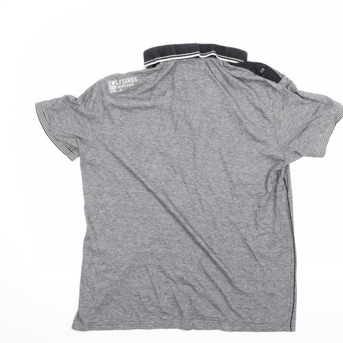 CWS Mens Grey    Polo Size L