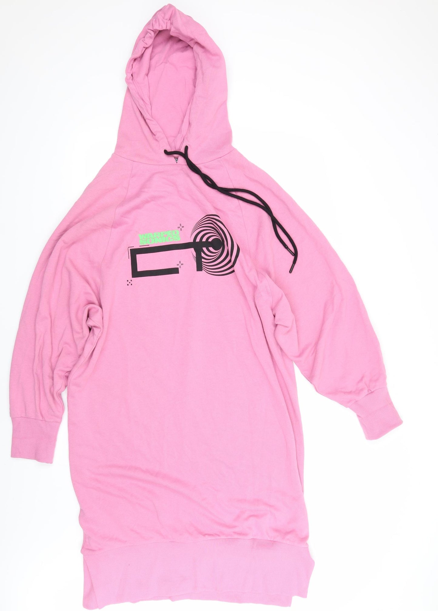 Crooked Tongue Womens Pink   Jumper Dress  Size M