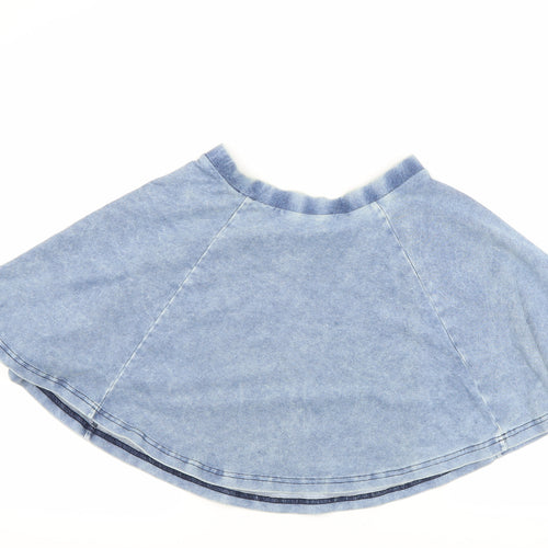 Preworn Womens Blue   Flare Skirt Size 10