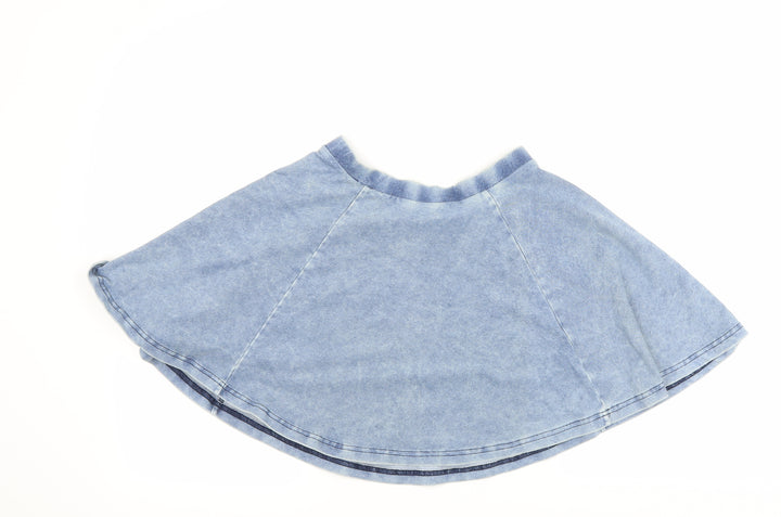 Preworn Womens Blue   Flare Skirt Size 10
