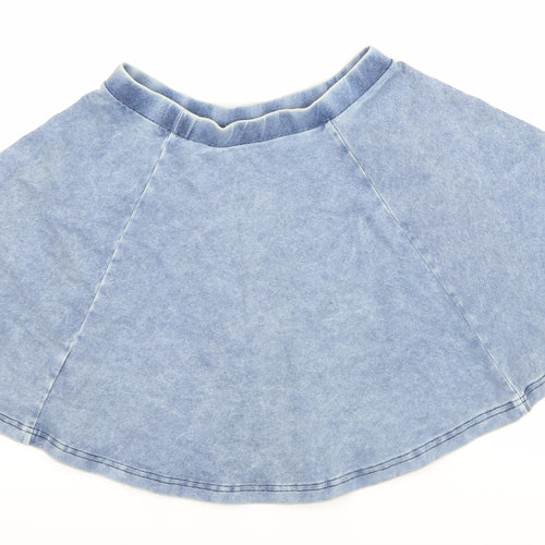 Preworn Womens Blue   Flare Skirt Size 10