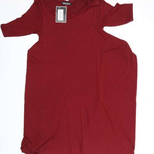 Be Jealous Womens Red   Jumpsuit One-Piece