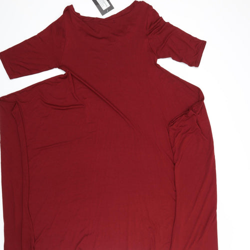 Be Jealous Womens Red   Jumpsuit One-Piece