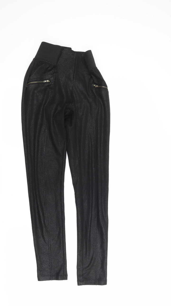 Chocolate Womens Beige Geometric  Trousers  Size S L27 in