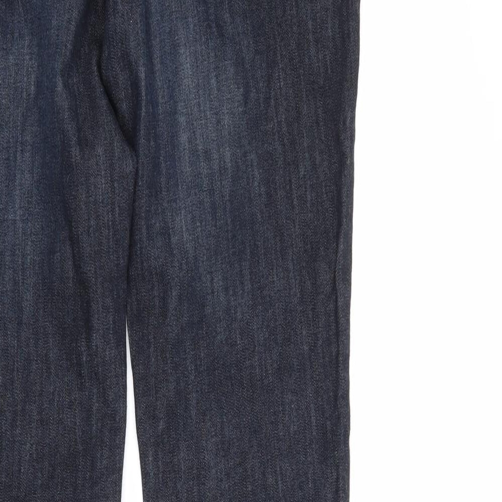 NEXT Womens Black   Bootcut Jeans Size 12 L30.5 in