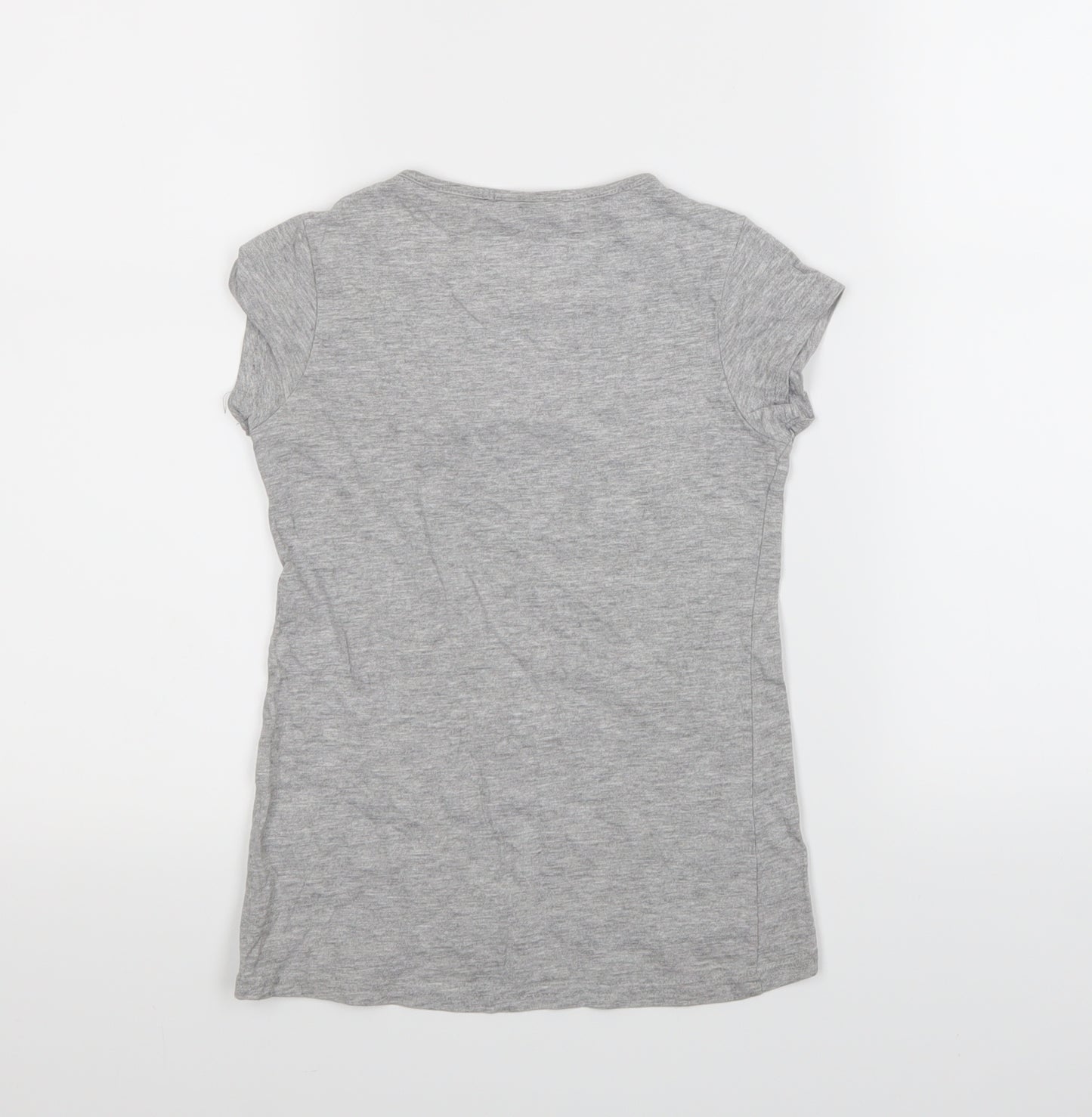 I love girls wear Girls Grey   Basic T-Shirt Size 7 Years