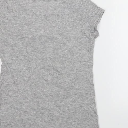 I love girls wear Girls Grey   Basic T-Shirt Size 7 Years