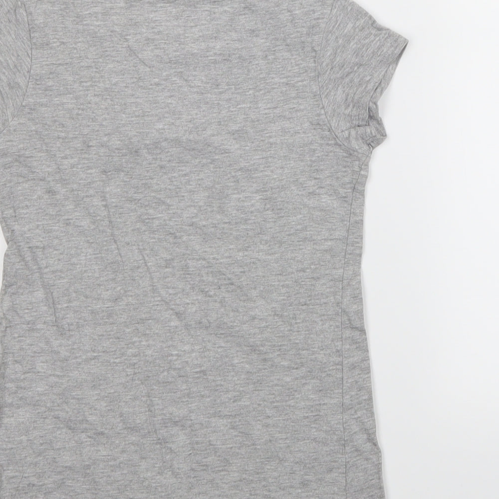 I love girls wear Girls Grey   Basic T-Shirt Size 7 Years